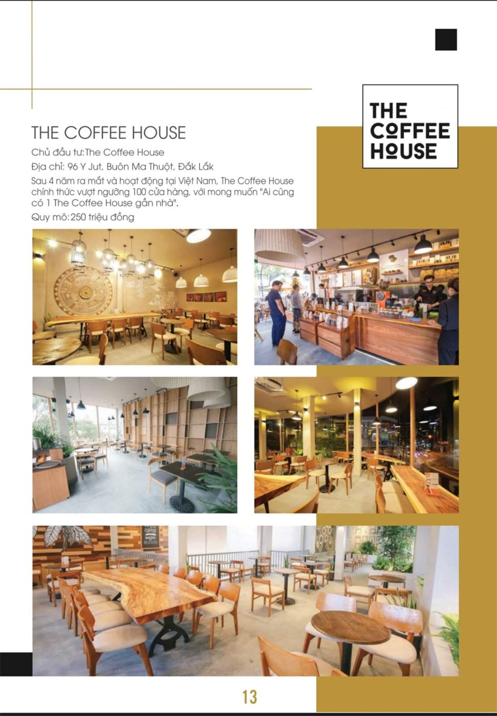 Trang hồ sơ công trình The Coffee House Buôn Ma Thuột
