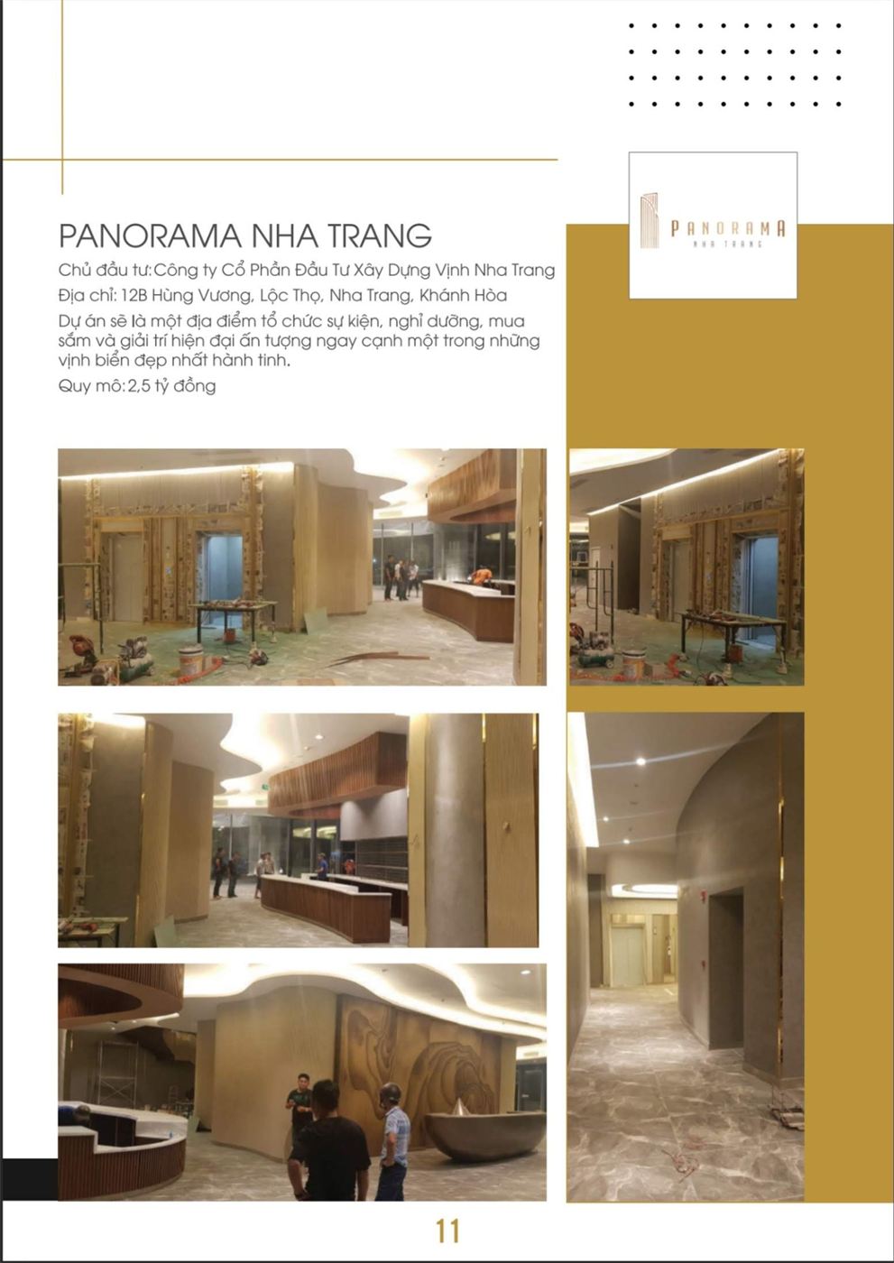 Trang hồ sơ công trình Panorama Nha Trang