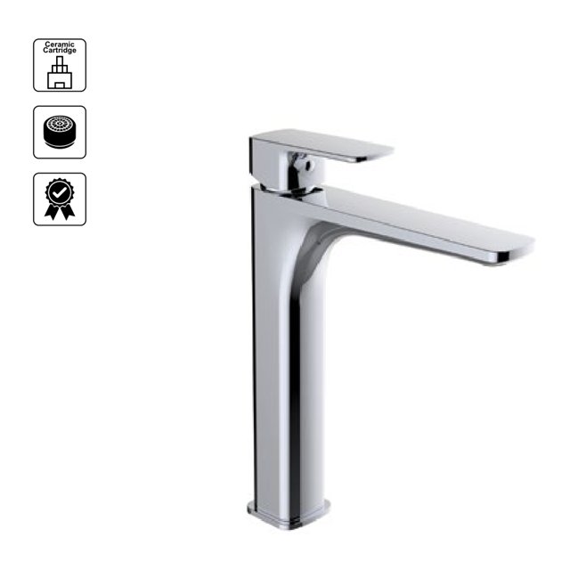 Vòi trộn lavabo KOBE 240 Chrome — thiết bị chính hãng Häfele